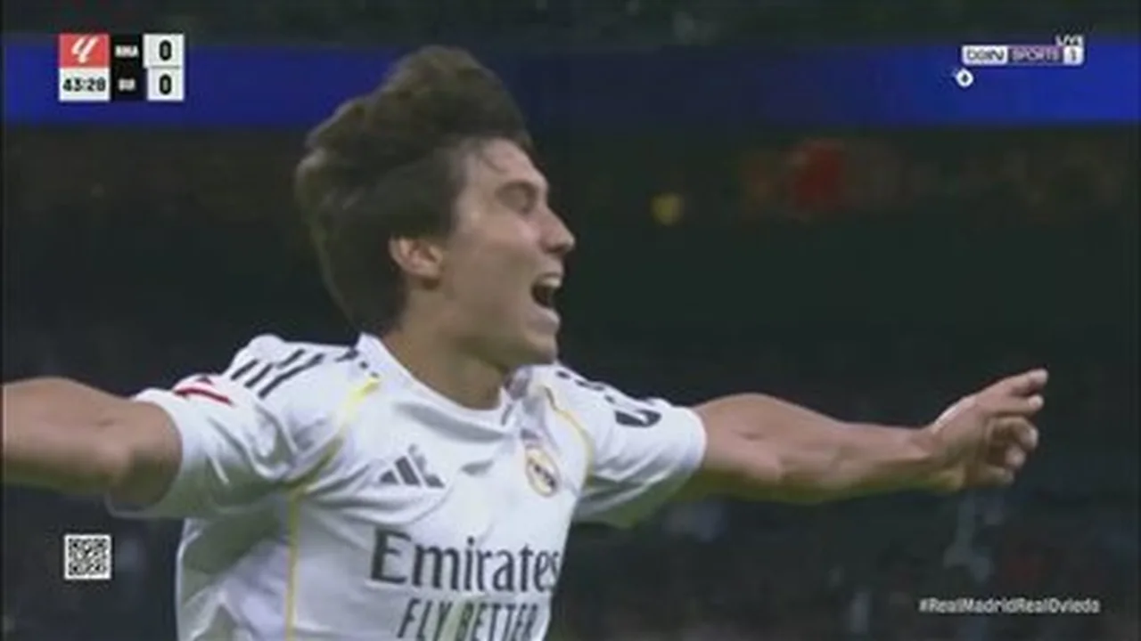 الريال ضد ريال أوفييدو.. جونزالو جارسيا يسجل الهدف الأول لـ ريال مدريد في مرمى ريال أوفييدو في الدوري الإسباني